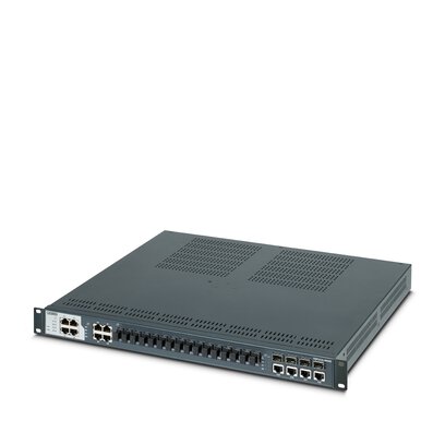 2891079 FL SWITCH 4808E-16FX-4GC: Керований комутатор Ethernet, IEC 61850-3, виконання Rack