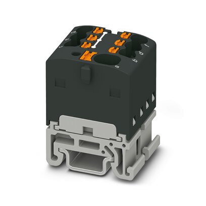 1047496 PTFIX 4/6X1,5-NS15A BK: Розподільна клема