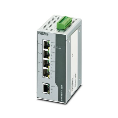 2891064 FL SWITCH 1001T-4POE: Комутатор для Power - over - Ethernet