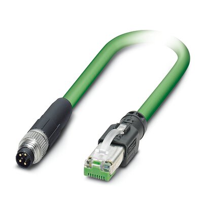 1407352 NBC-M 8MS/ 1,0-93B/R4AC Підготовлений кабель, ETHERNET (100 Мбит/с), PROFINET (100 Мбит/с), EtherCAT® (100 Мбит/с), штекер