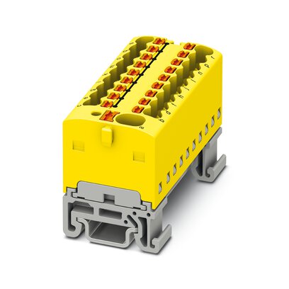 1047447 PTFIX 4/18X1,5-NS15A YE: Розподільна клема