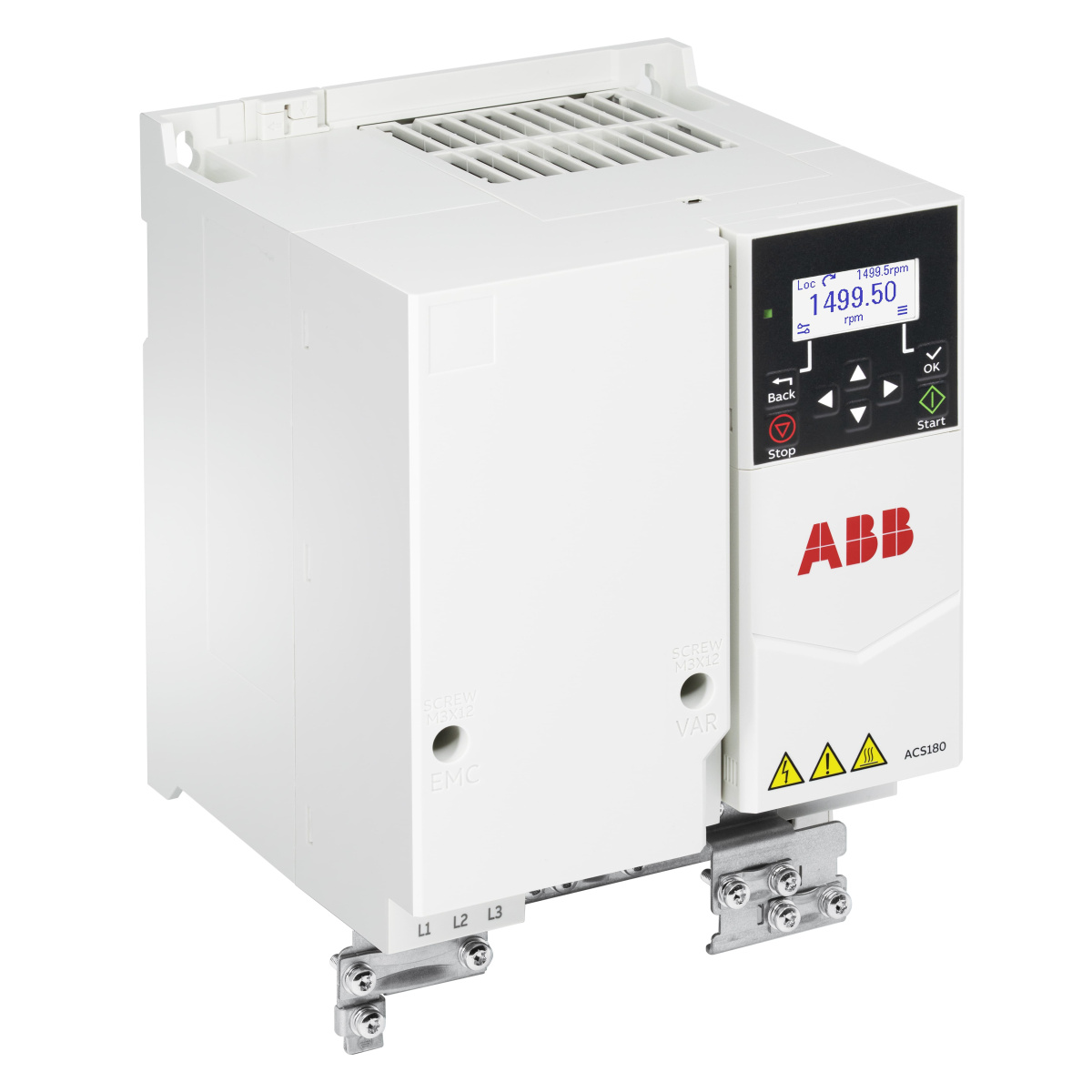 ACS180-04S-25A0-4 перетворювач частоти ACS180, 11 кВт 400В 25А 3Ф IP20, R3|ABB