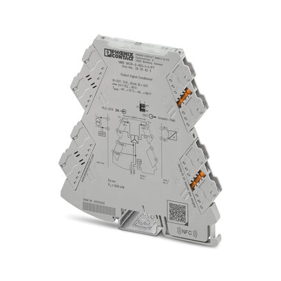 2905623 MINI MCR-2-IDS-I-I: Нормалізатор сигналу із гальванорозвязкою 0(4)...20мА у 0(4)...20мА, HART-"прозорий", ЕХ-зона 2, div2