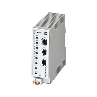 1278397 FL SWITCH 2303-8SP1: промисловий комутатор, 1000Mbps, 3xRJ45, Profinet Class В, 8xSPE з PoDL