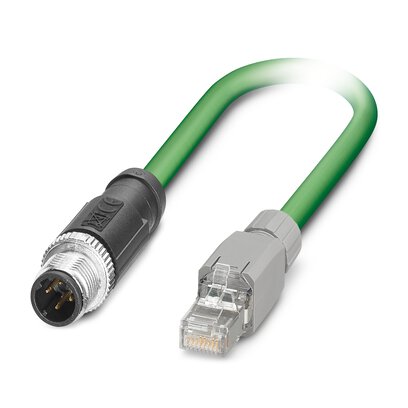 1575437 VS-M12MSD-RJ45QX-933/10,0 IFM Підготовлений кабель, PROFINET, штекер-штекер