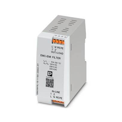 1292319 FIL-1S-1-10A-230AC-PT, ЕМС фільтр 230VAC/220VDC 10A