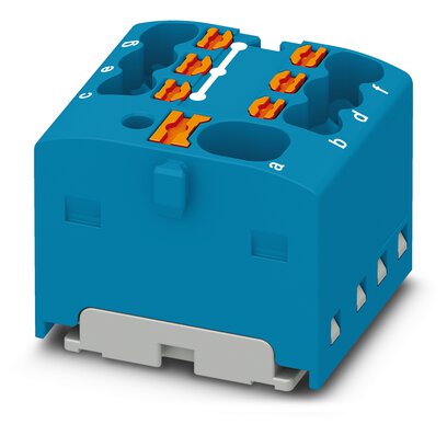 1047479 PTFIX 4/6X1,5-G BU: Розподільна клема