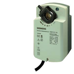 GQD321.1A Привод повітр. заслінки, AC 240 В, 2-поз., 2 Нм, пруж.,30/15 с | SIEMENS