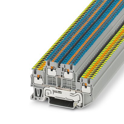 3208566 PTTB 1,5/S-PE/N: Прохідна клема