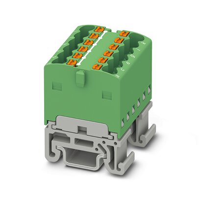 3002964 PTFIX 12X1,5-NS15A GN: Розподільна клема